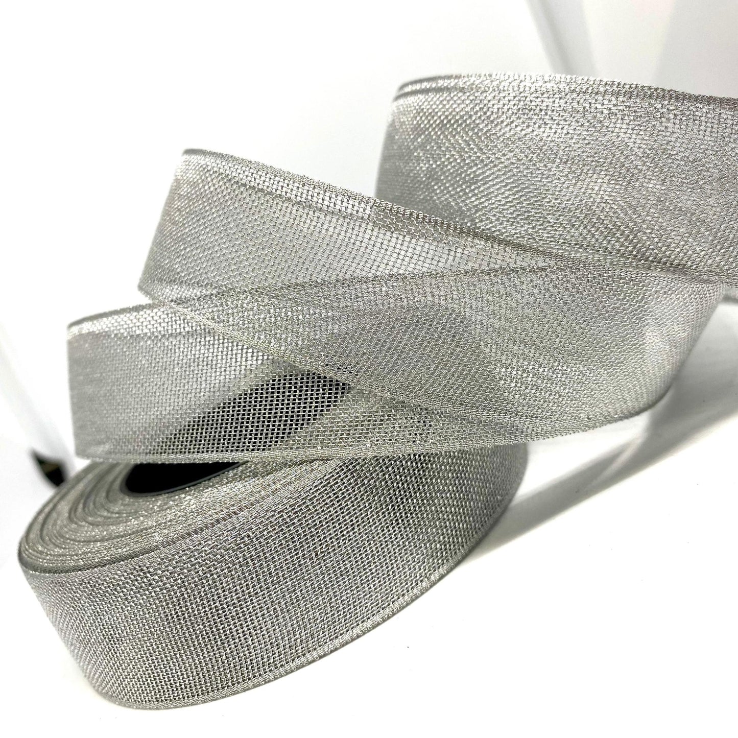 premium gold and silver net ribbon for elegance - littl