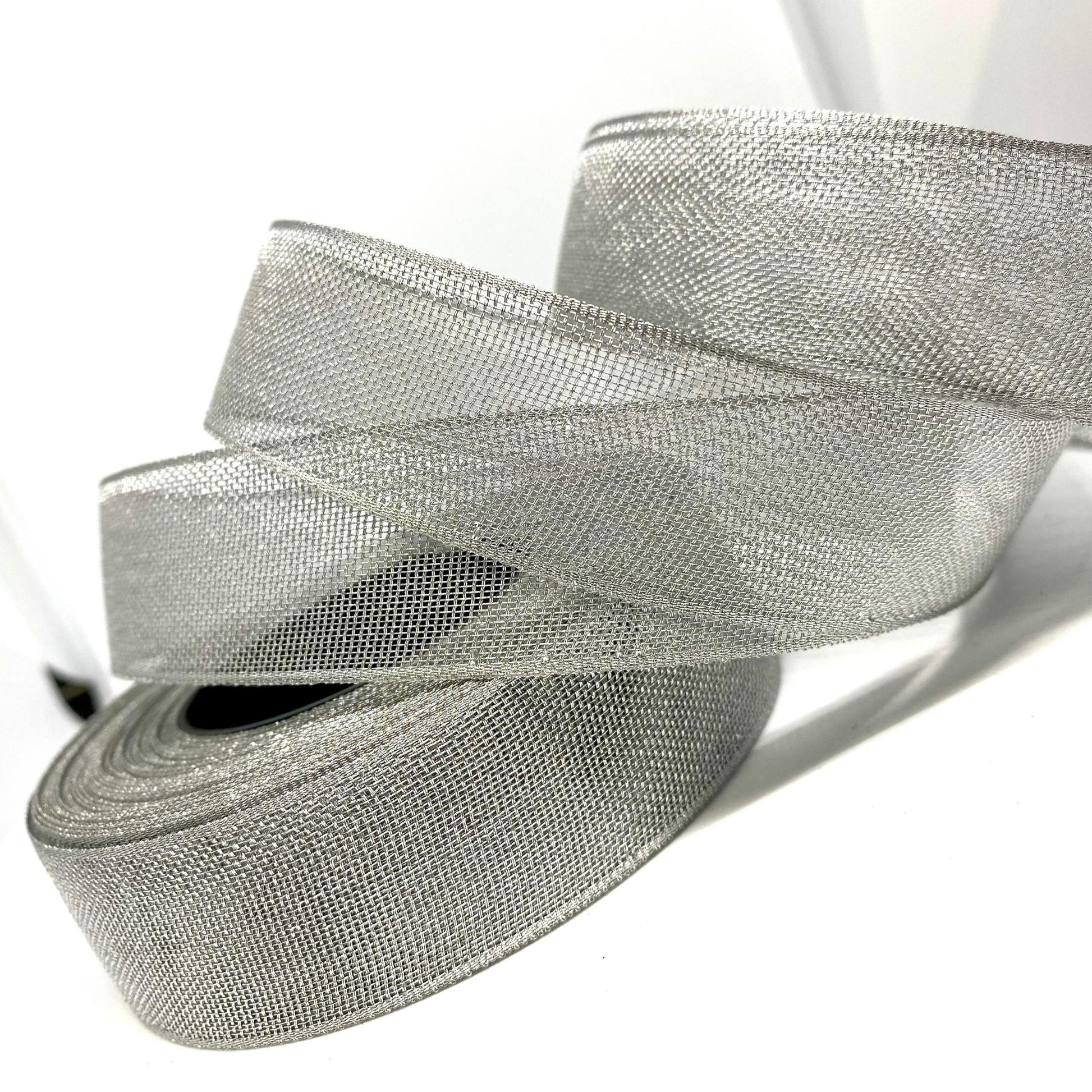 Premium Gold and Silver Net Ribbon for Elegance - littl