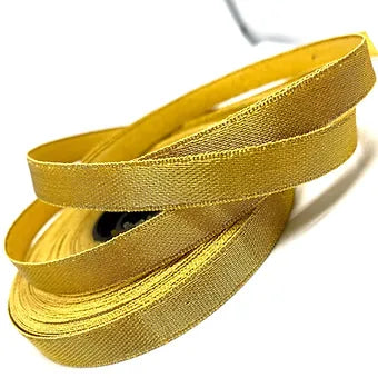 luxurious 1/4 inch satin metallic ribbon: elevate your projects - littl