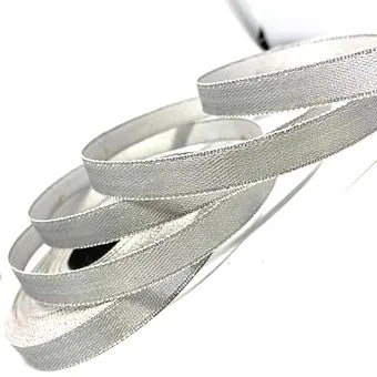 luxurious 1/4 inch satin metallic ribbon: elevate your projects - littl