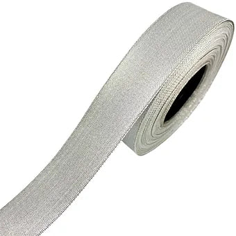 1 inch satin metallic ribbon-18 meters-8235 - littl